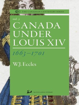 cover image of Canada Under Louis XIV 1663-1701